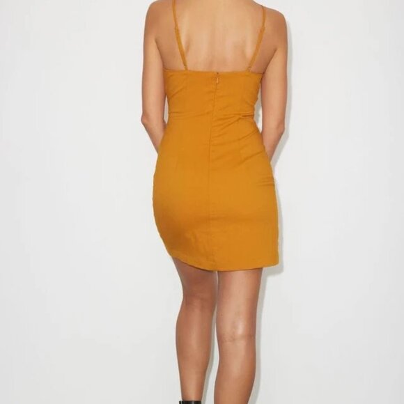 Dynamite Ruched Mini Dress - Brand New - Picture 2 of 6